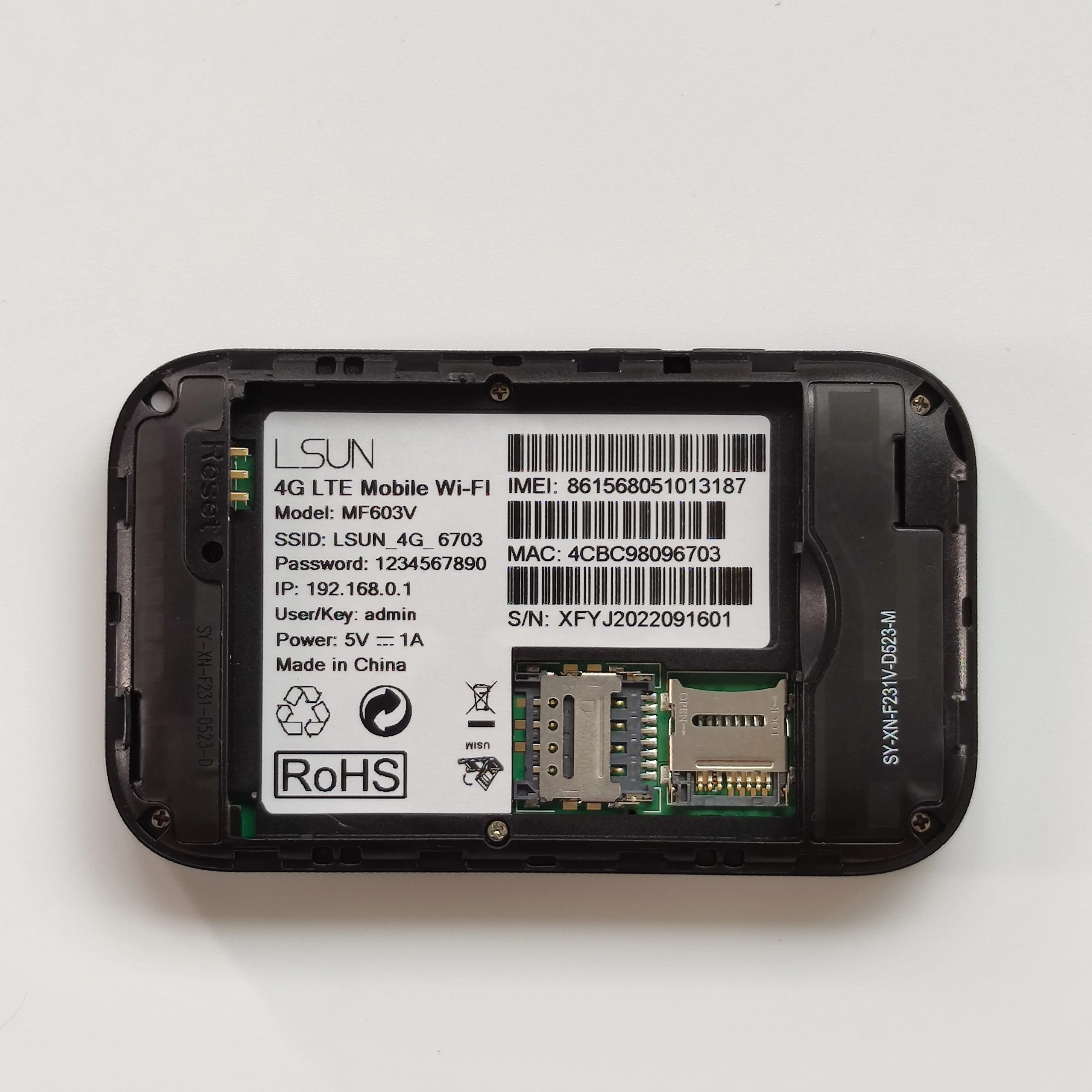 LSUN MF603V 4G Mobile Wi-Fi hotspot LTE Category 4 mobile wireless portable 150Mbps CAT4 router