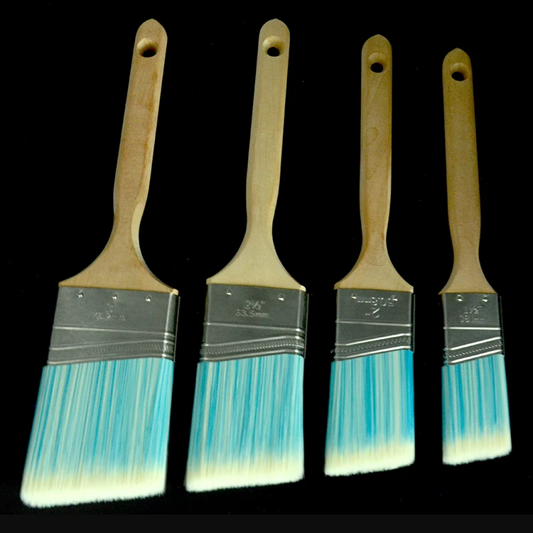 Special Offer angle Tapered purdy paint brush with long wooden handle
