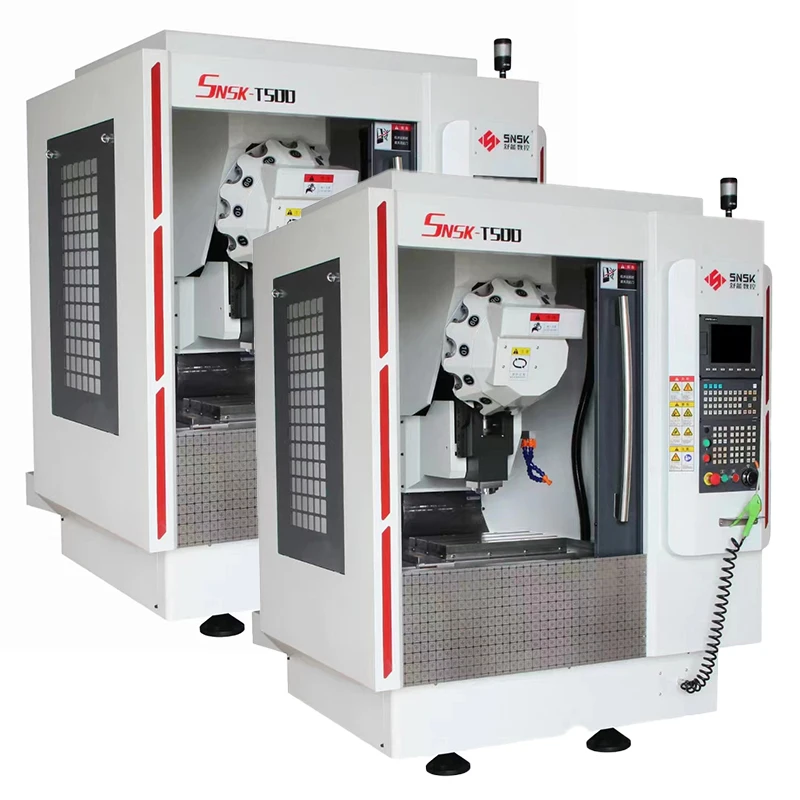 SNSK SN-T500 3 axis VMC 650 cnc milling vertical machining center Machine Centre controller 4th axis 5th axis center VMC600