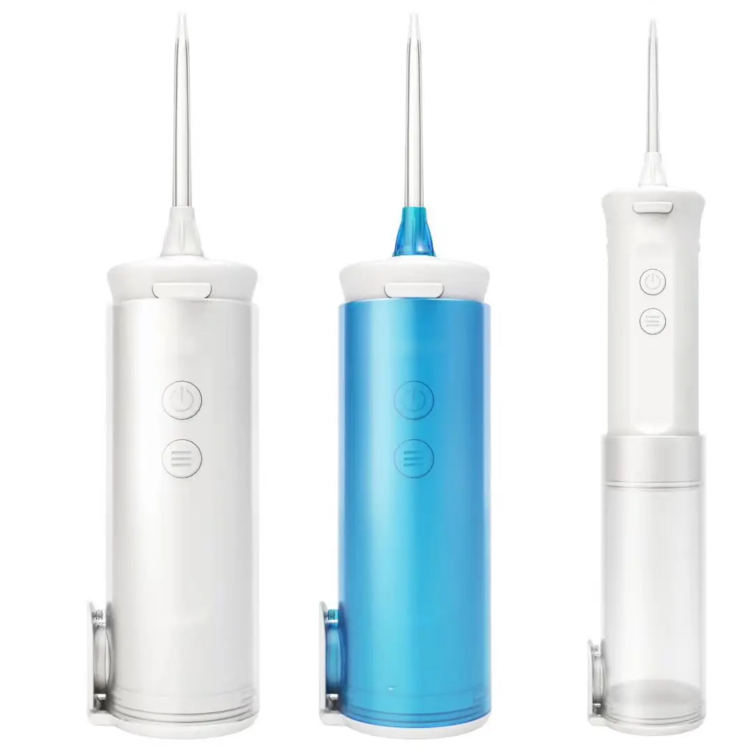 h2ofloss Water Dental Flosser 200ML Cordless Oral Irrigator for Teeth Cleaning ,Braces & Bridges Care, Portable Water flosser