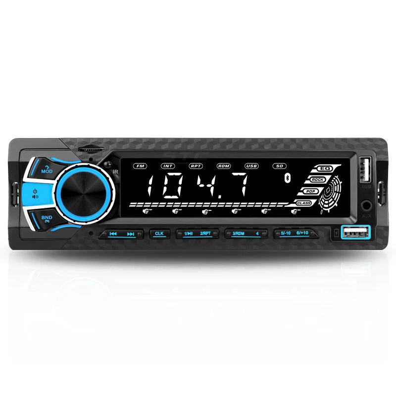 1080P Full Touch Car Mp5 DVD Player With Mirror Link and Steel Wheel Control BT AUX IN USB SD