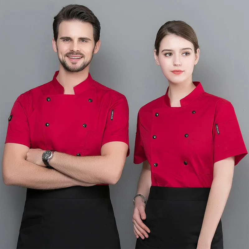 Hot selling French fashion chef uniform For Men & Women