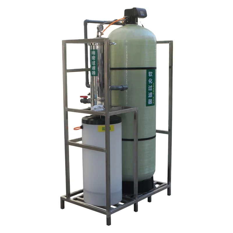 Automatic valve 3000LPH water softener treatment for hard water remove salt to reduce TDS Water softening equipment