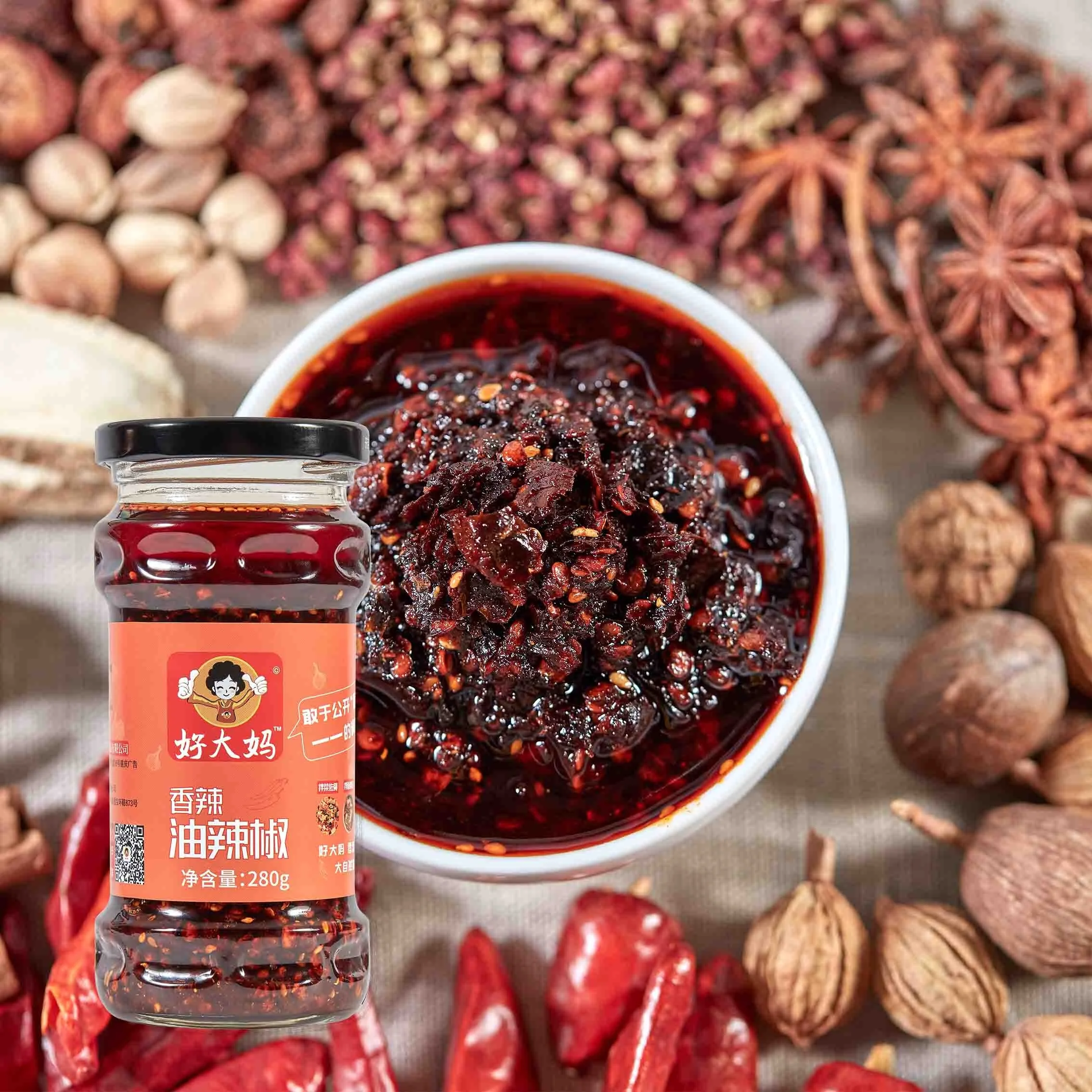 Spicy hot chili sauce for fried&mixed rice