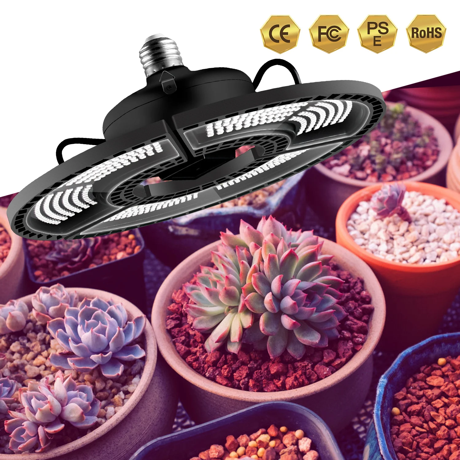 full spectrum white natural E26 E27 holder 100w 200w 300w 400w red light plant  speaker spot UFO led grow lights