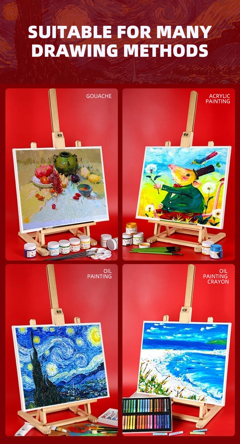 4K 8K 280Gms Blank Paint Canvas Frame Stretched Canvas 100% Cotton Blank Stretched Canvas Inkjet Cotton Wrapped Canvases