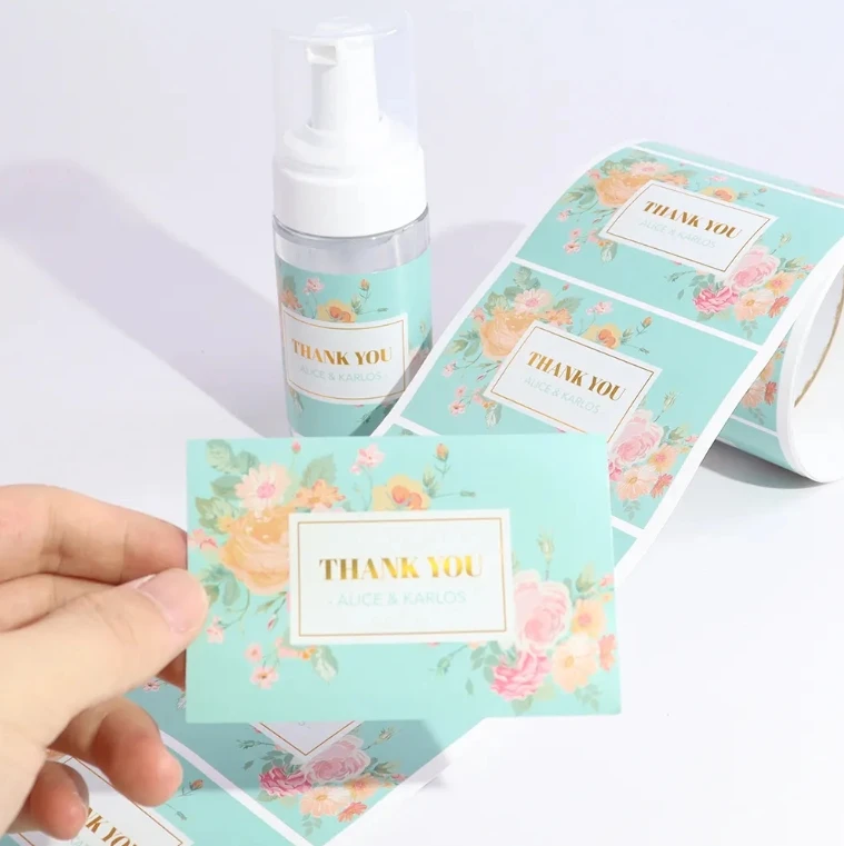 Высокое качество private custom label стикер Алюминиевые наклейки флакон духов