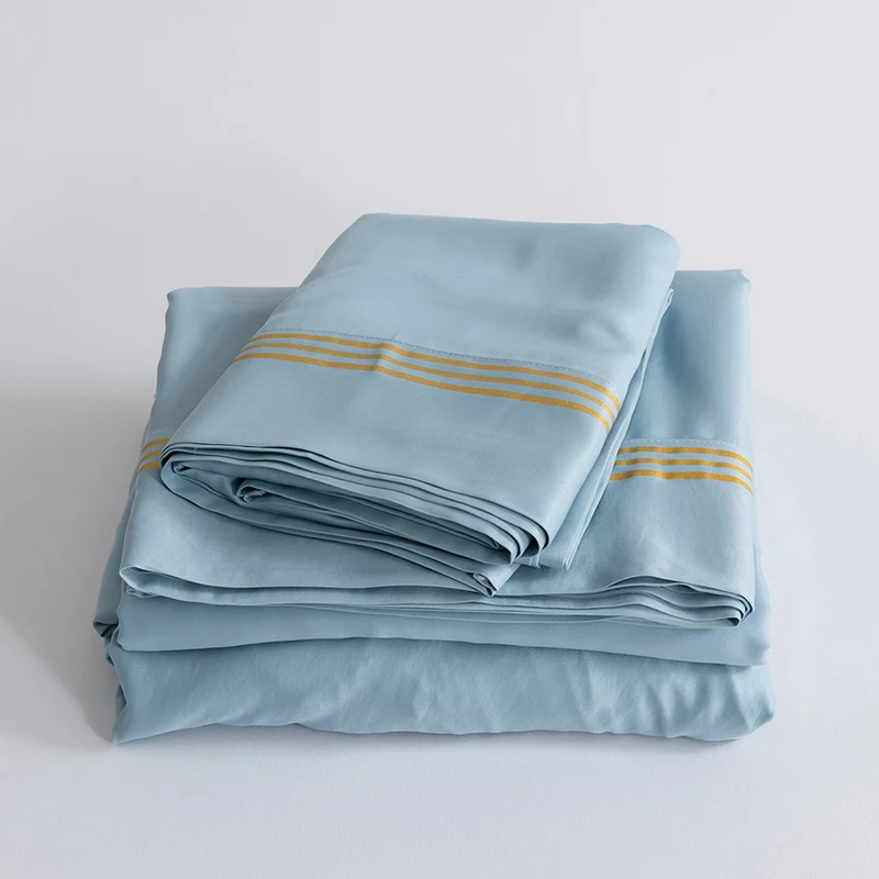 Wholesale Cheap Polyester Sheets Bed Sheet King Queen Size Bedsheets Bed Linen Fitted Sheet Pillowcases 3pcs Bedding Set