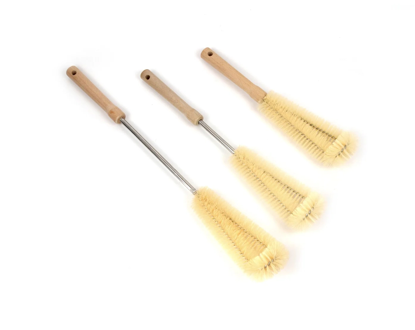 Wooden Handle Bottle Cup Brush Glass Bottle Cleaning Brush Kitchen Accessories Drink Mug Wine Cup Scrubber Cleaning Brush Gadget