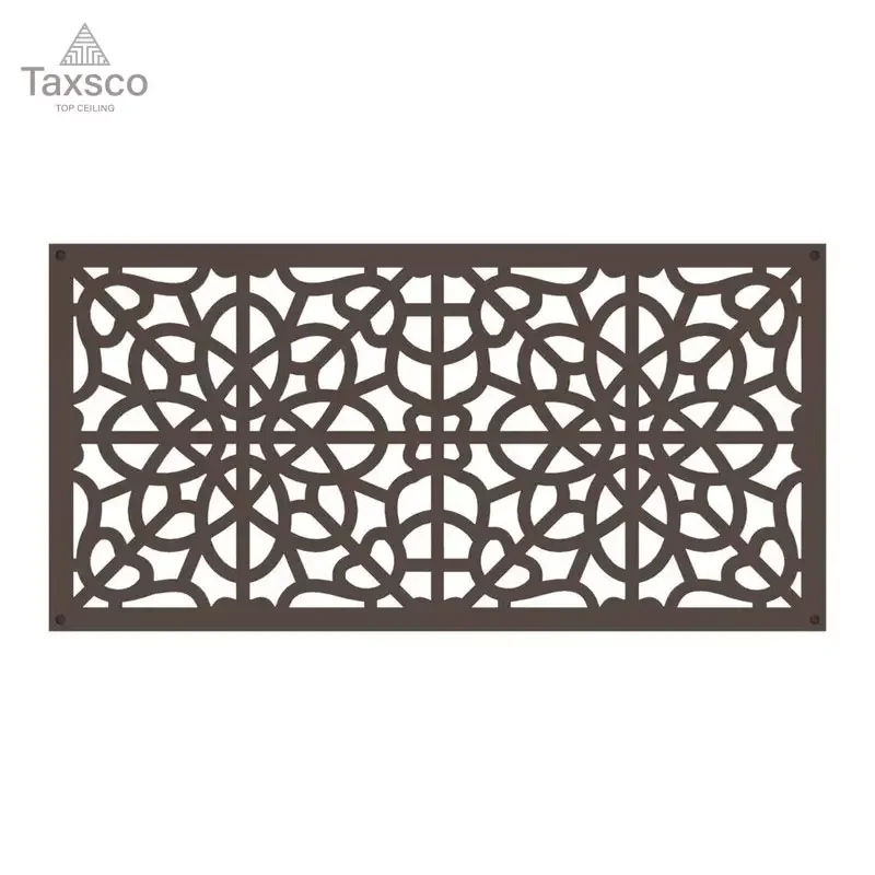 Laser Cut Privacy Fencing Panel Exterior Decorative Garden Screening Metal Panels