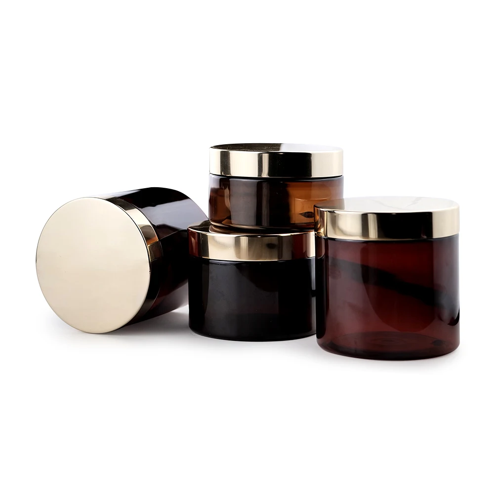 250ml PET Cosmetic Body Butter Jars with Lids  Plastic Cream Jars for face Use with cosmetics containers