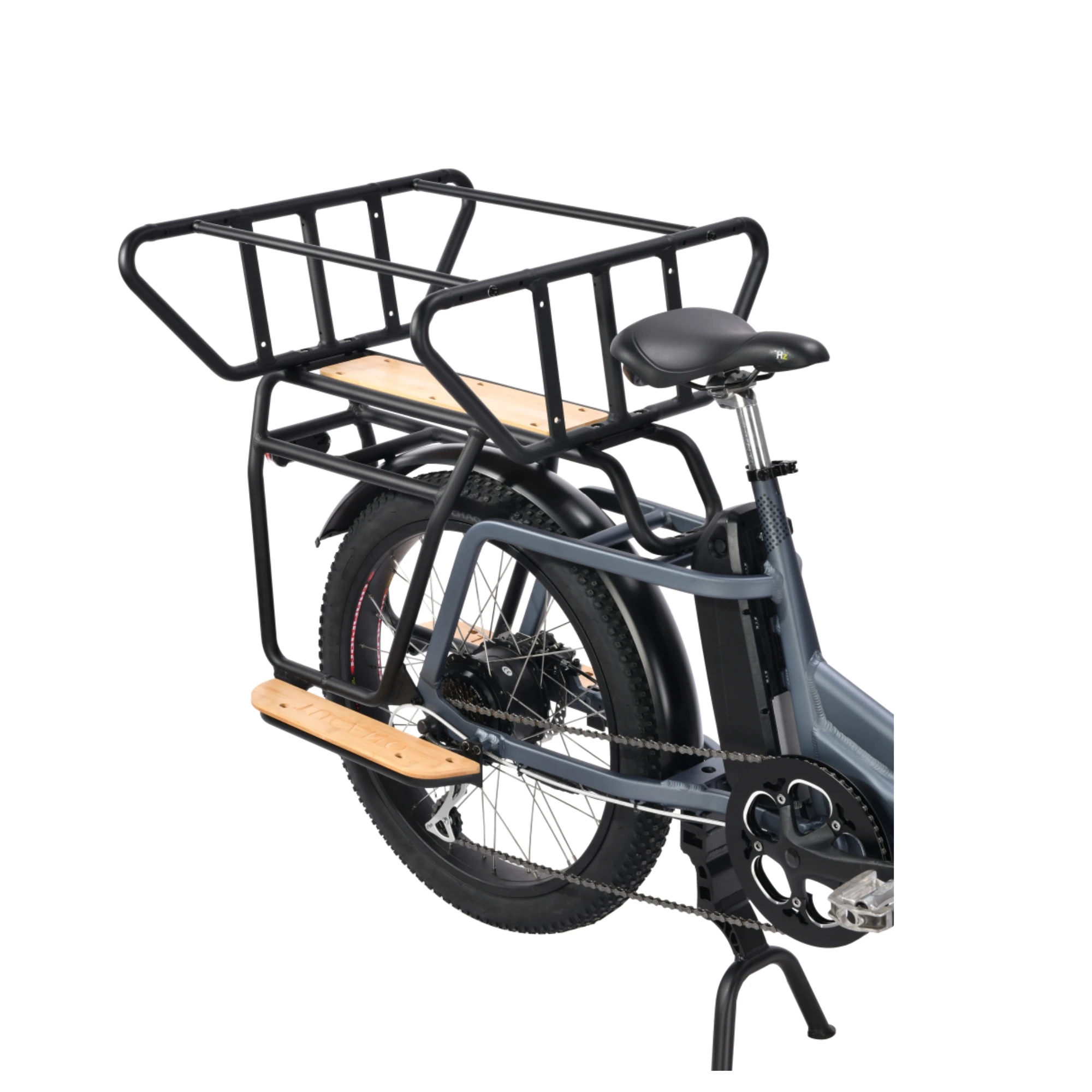 Enhanced Performance 20in Dual Battery Electric Cargo Bike for Last-Mile Delivery