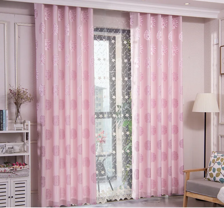 Popular Curtain Material Rolls Fabric Jacquard Curtain Fabric Blackout For Livingroom