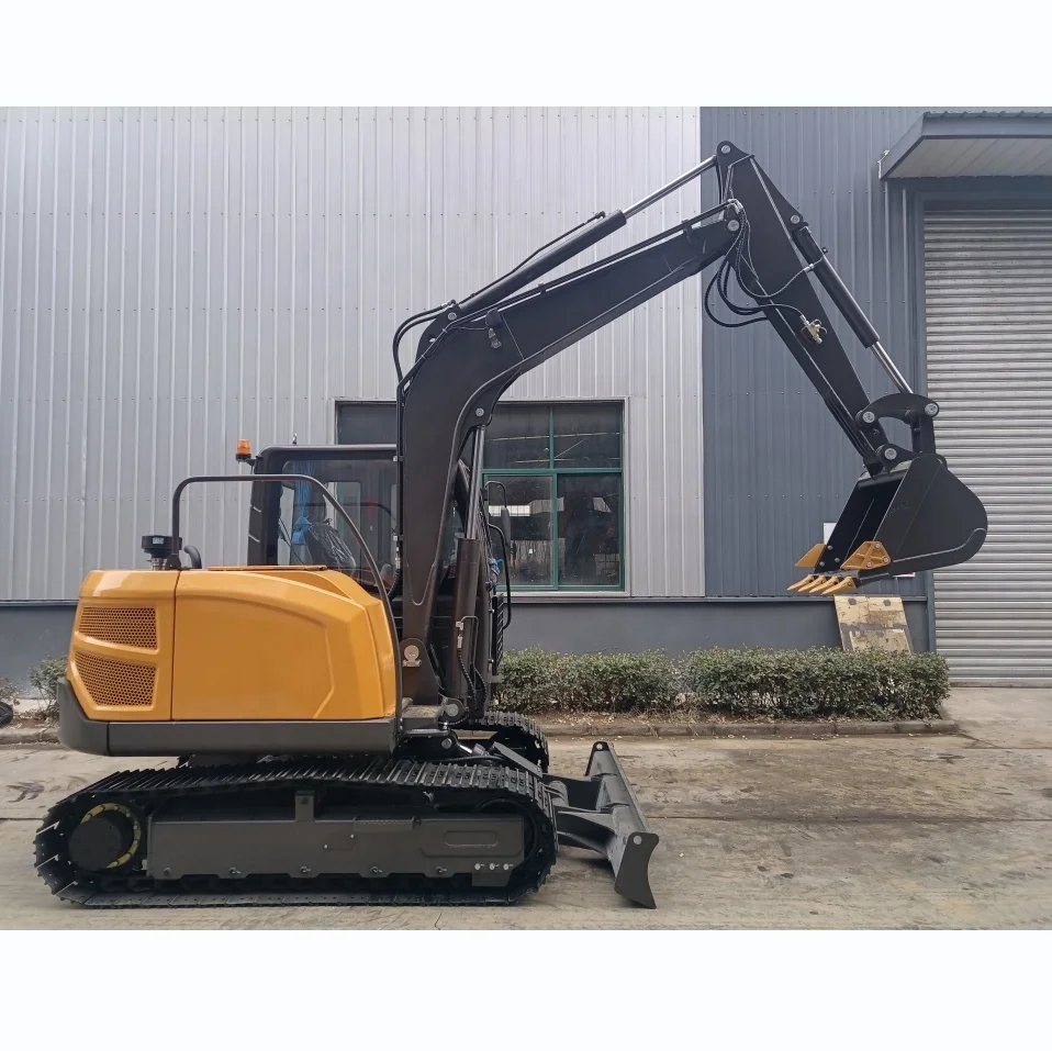 Excavators Mini 6 Ton Tractor Excavator Factory 6 ton 7 ton 8 ton hydraulic crawler excavator price for sale ready in warehouse