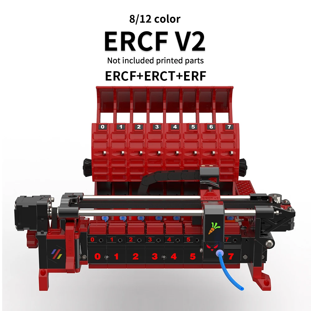 FYSETC Enrager кормушка для кролика моркови ERCF V2 12 каналов плата ERB многофункциональный материал комплект MMU 2 4 Voron