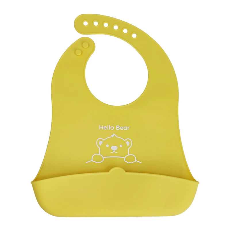 Safe food grade Color silicone bibs bpa free