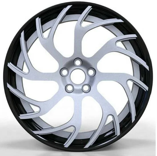 Кованый обод колеса с синей линией 22 * 10.0J, 2 шт.