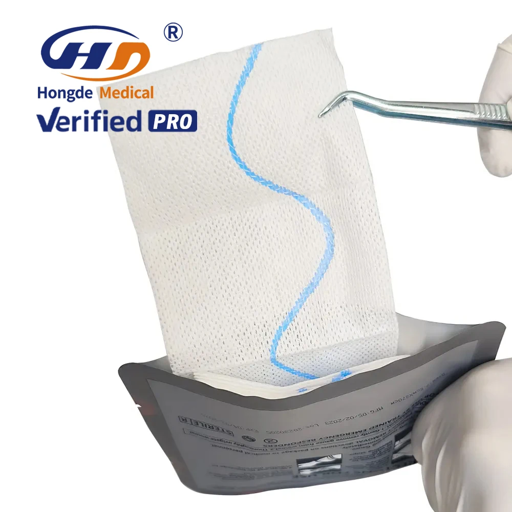 Wholesale Emergency Z Fold Hemostatic Kaolin Gauze For Bleeding Stop For Sale
