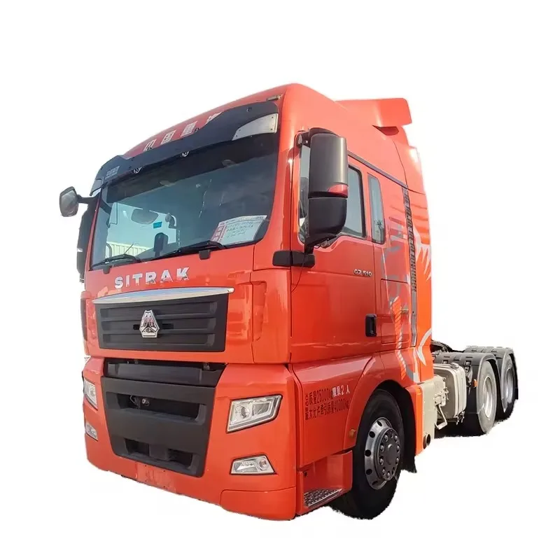 Second hand sinotruk sitrak G7 tractor truck 6x4 480hp trailer head 10wheels heavy duty truck