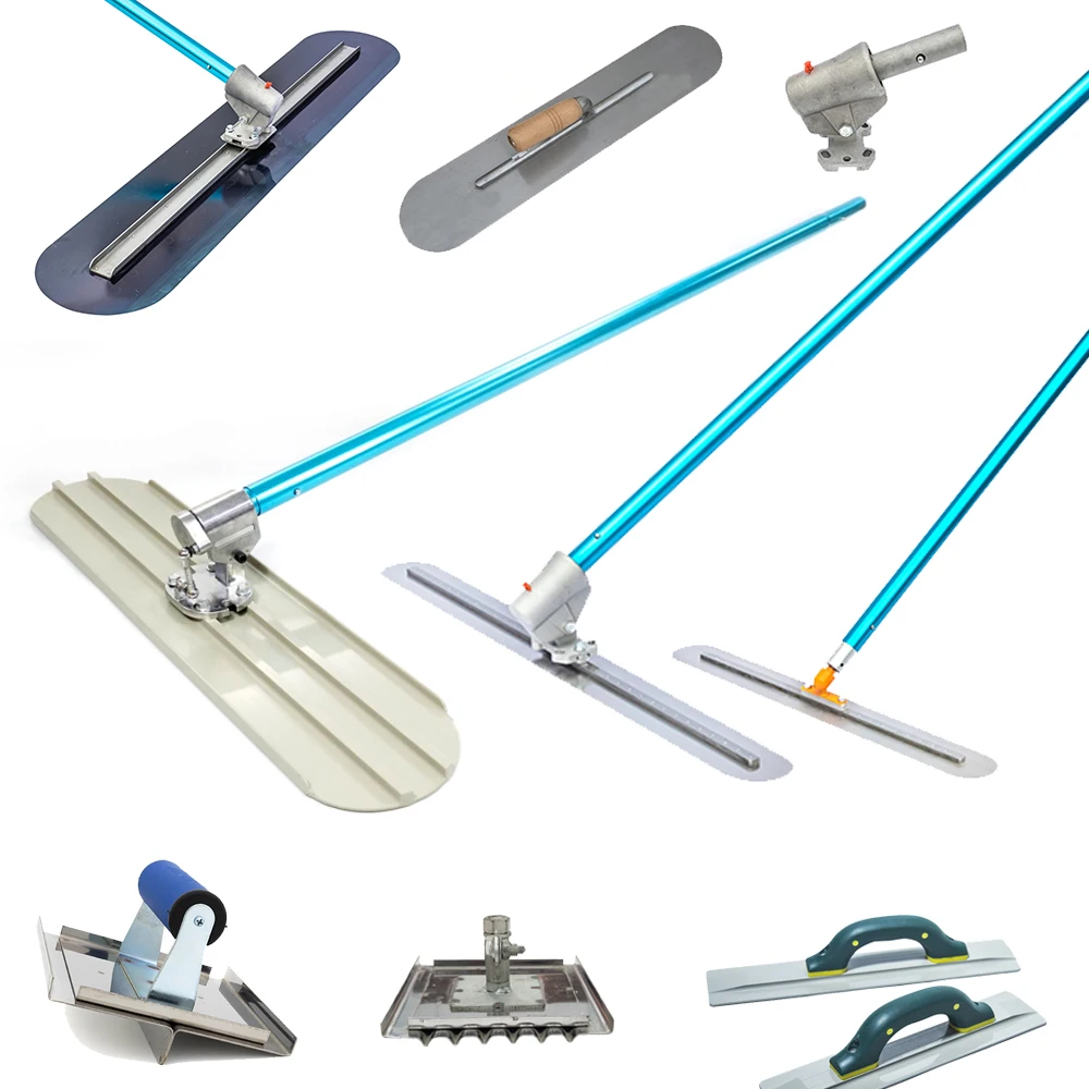 concrete tool bull float set plaster trowel float