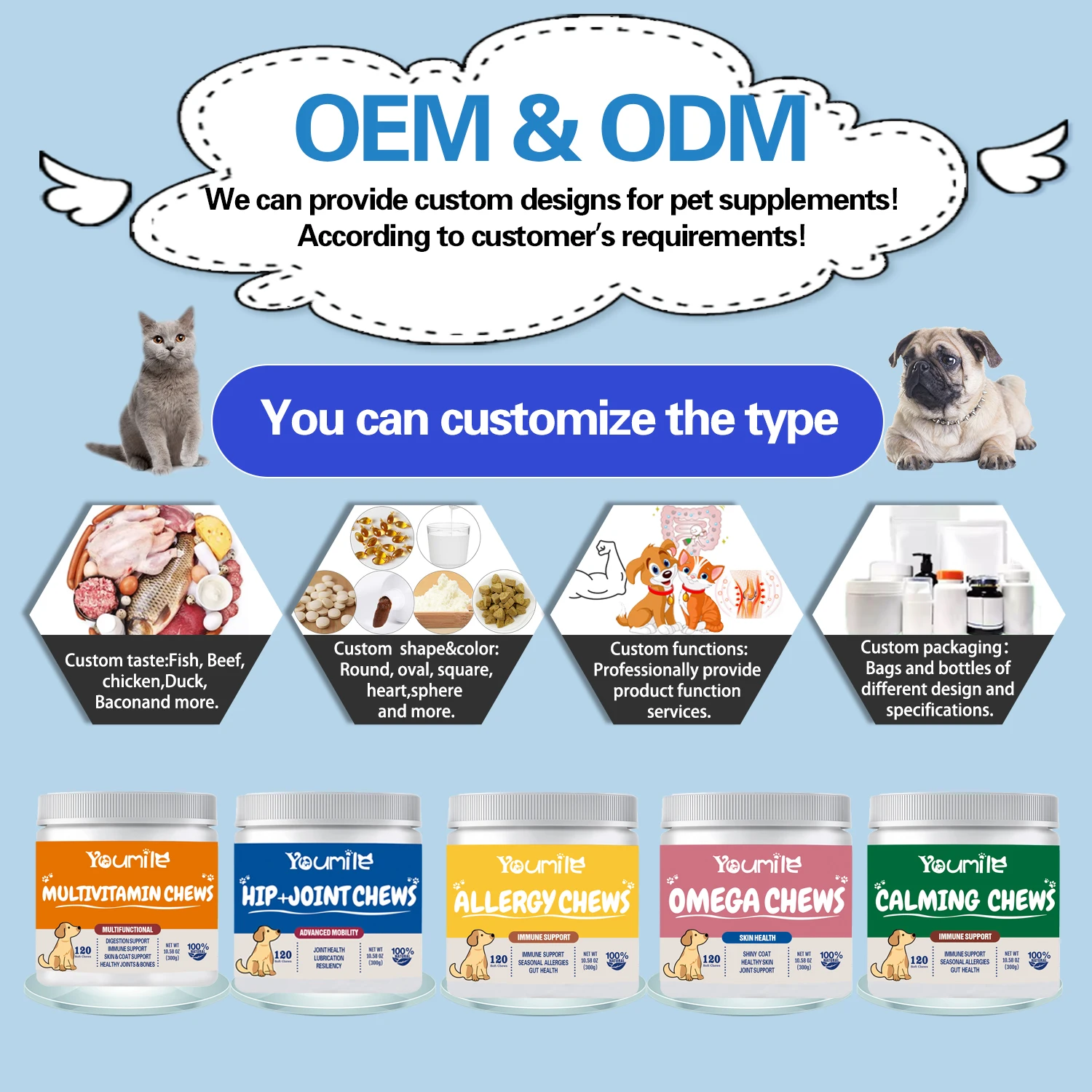 Wild Alaskan Salmon Oil for Dogs - Omega-3 for Dogs - Pet Liquid Food Supplement - Dogs and Cats supplement