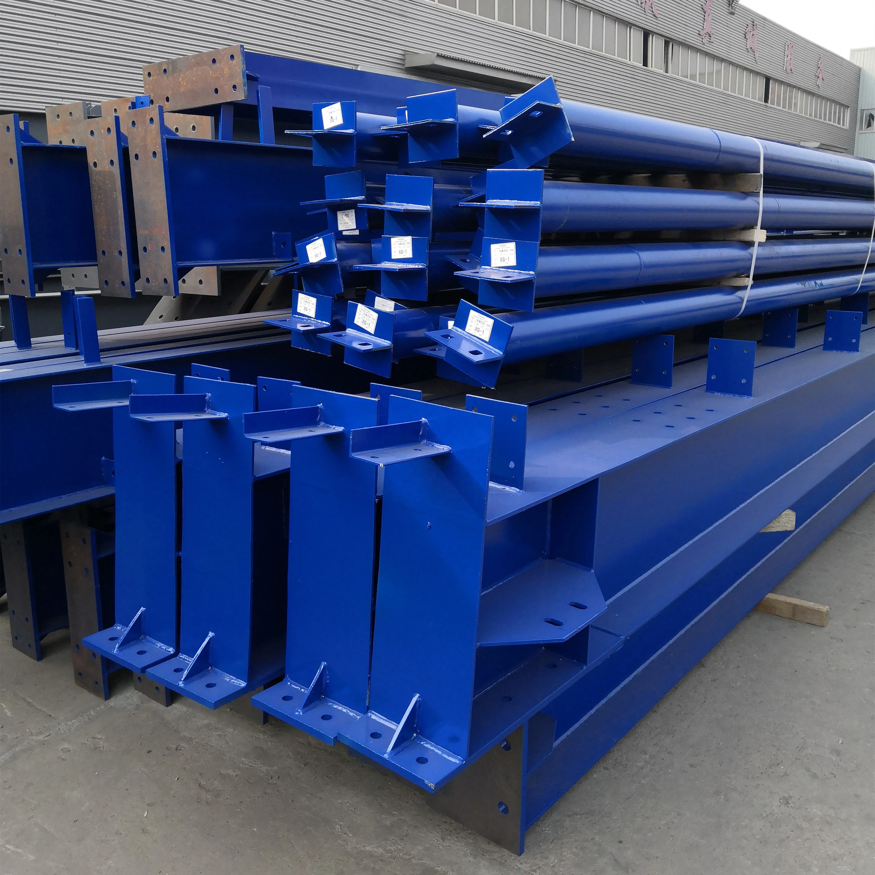 Detachable Steel Framing Fabricators Light Weight Peb I Beams Design Warehouse Quick Assemble Steel Structures