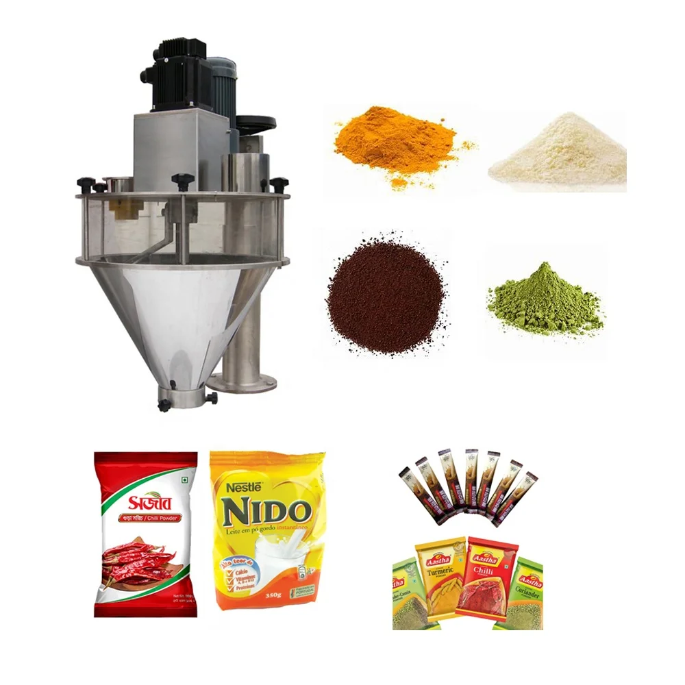 Fully auto filling flow food powder packing Multi-function automatic packing machine for powder starch flour