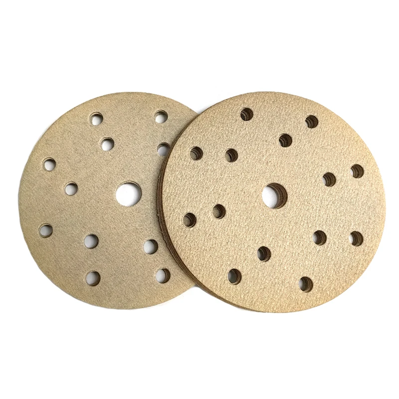 High Quality 6 Inch 180 Grit Hook and Loop Round Sanding Disc Sand Paper for Metal Automotive Wood