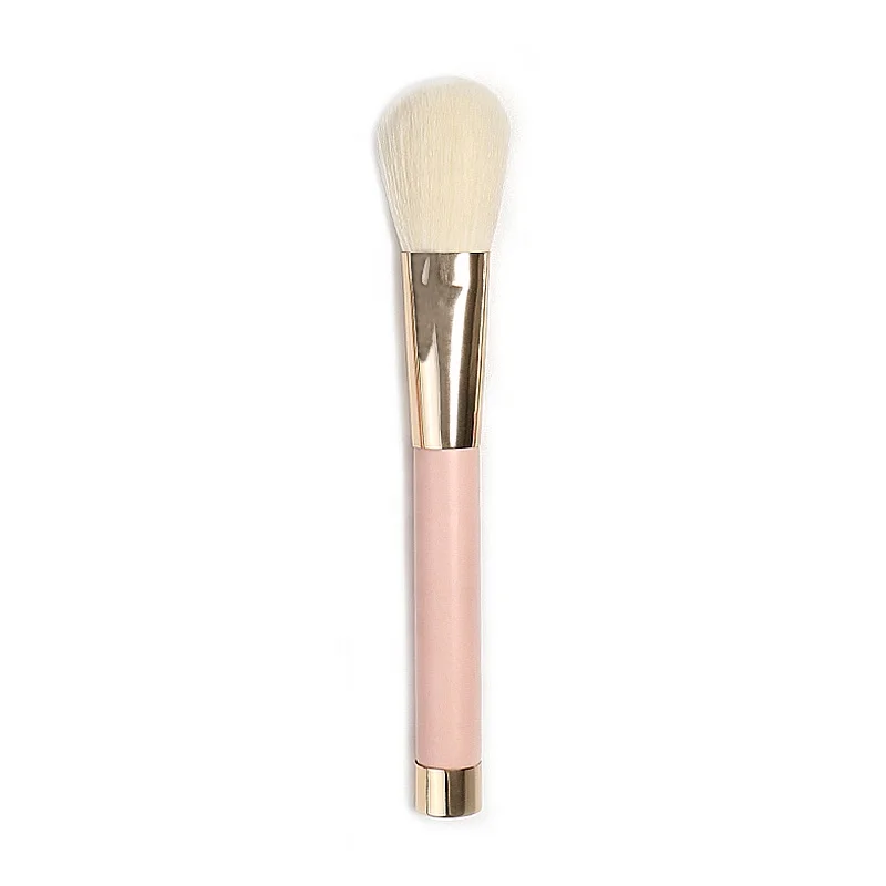 professional makeup blush brush top end silver angled powder brush brochas maquillajes new DIY beauty cosmetic tool