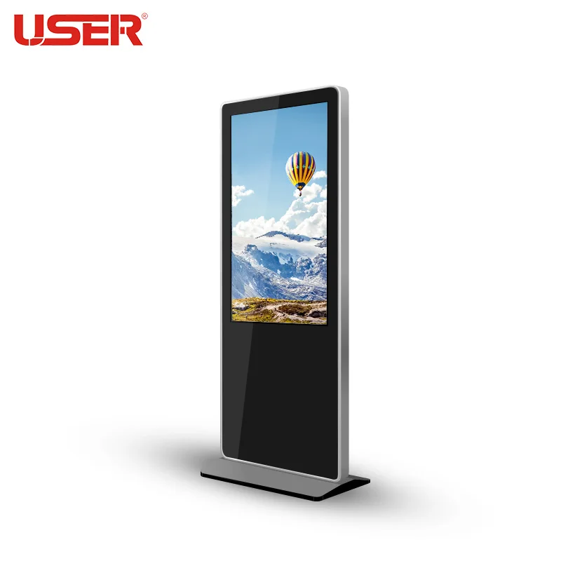 55 Inch floor standing screen monitor/lcd digital signage