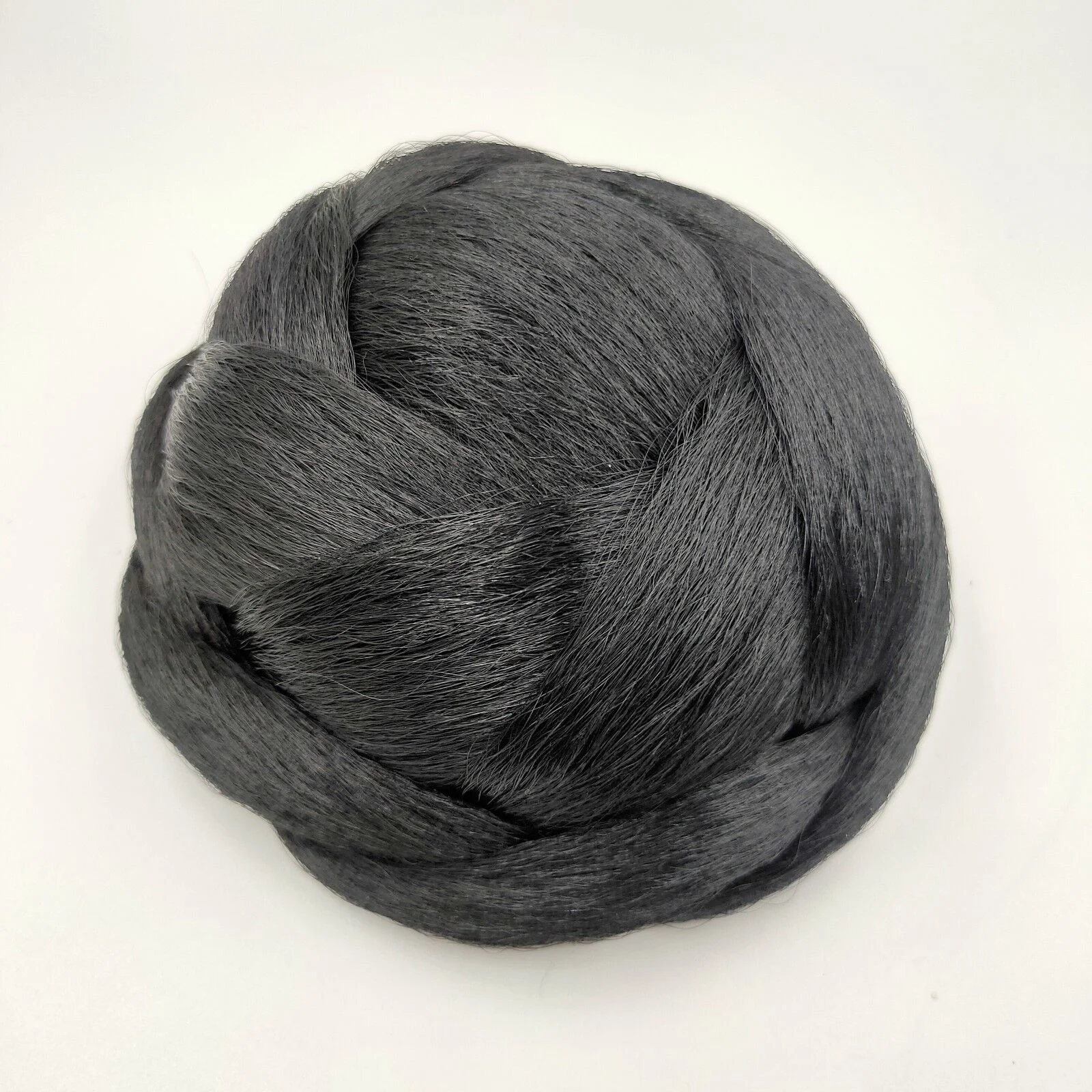 Hot selling Synthetic headwear wig knot easy to tie clip in Hair bun hair Messy Hair Bun Extensions Wavy Curly Chignon