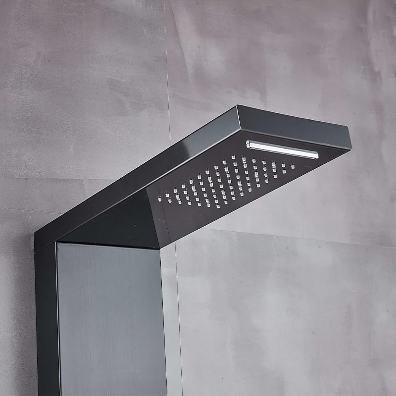 Well-designed digital shower panel bathroom shower and steam set shower column tower