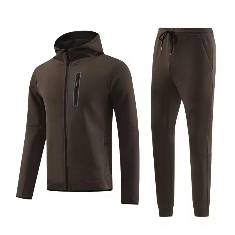 Sportswear Training Jogger Suits Jacket And Jogger 2 Piece Set Mens Gym Sport Tracksuit