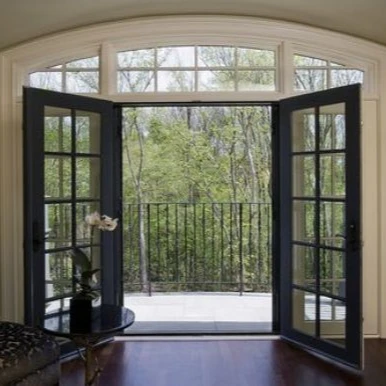 Customized aluminum casement doors China manufacturers supply double glazing swing door