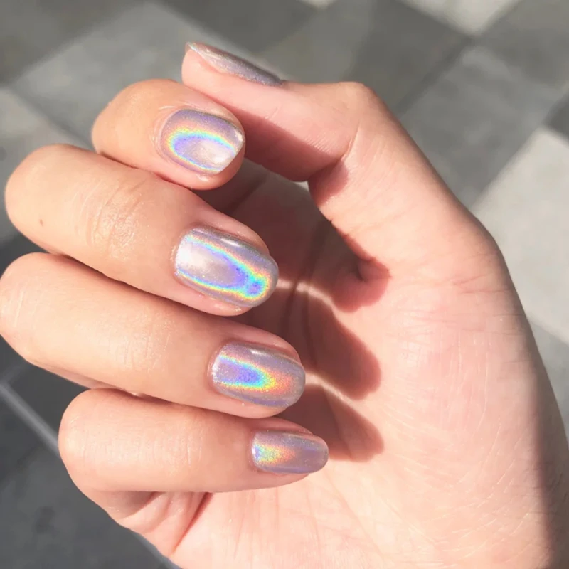 10g nail mirror glitter metallic glitter gel polish chrome flake pigment dust decoration manicure titanium powder