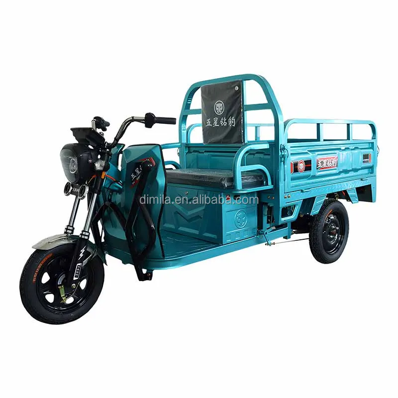 Трехколесный трехколесный трицикл с 3 колесами для взрослых 48 В 60 800 Вт