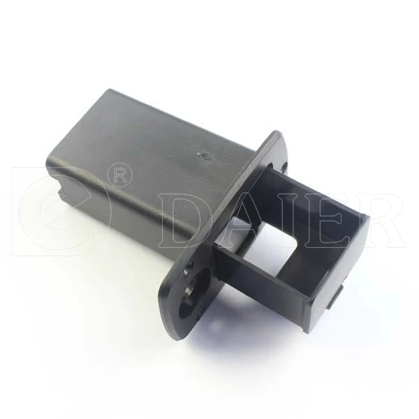 Черный корпус батареи 9V-5 9V ABS с