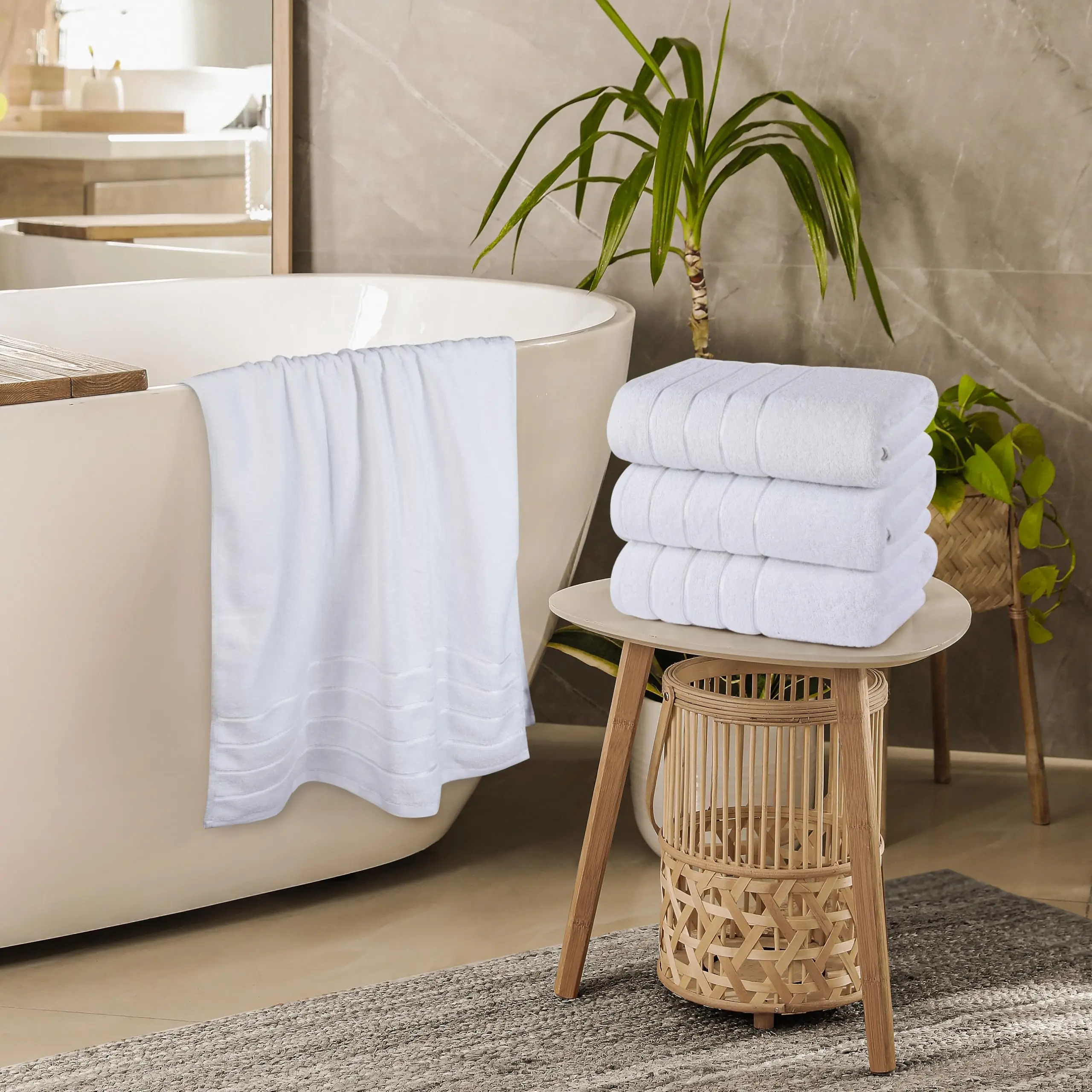 Luxury 100% cotton toalhas de banho soft absorbent serviette de bain lightweight hotel bath towel