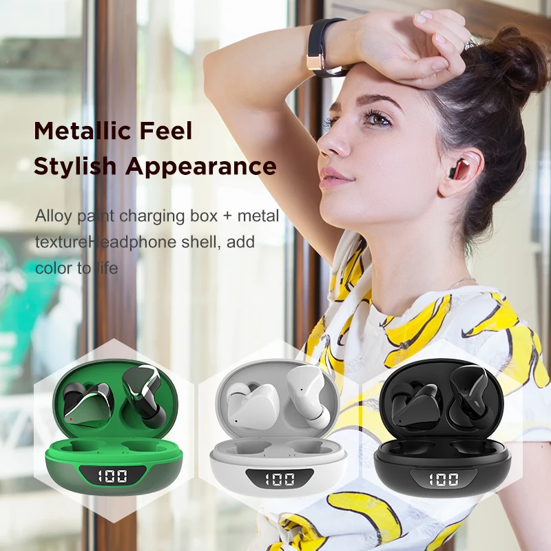 Sensitive Portable Smartphone Waterproof True Tws Wireless Sport Game Earpods Earbuds Touch Control with Charging