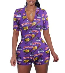 Sexy Women Pijamas Plus Size Sleepwear Pyjamas Nightwear Jumpsuit Pajamas For Adults Short Romper Bodycon