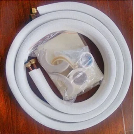 White PE Copper Line set Air Conditioner Installation Kit