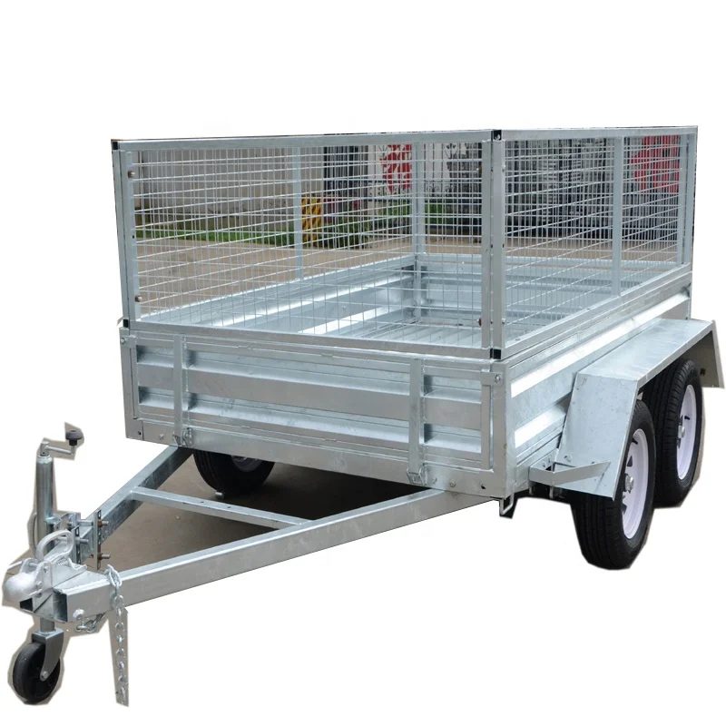 New Design Small Car Carrying Utility Box Cage Trailer for