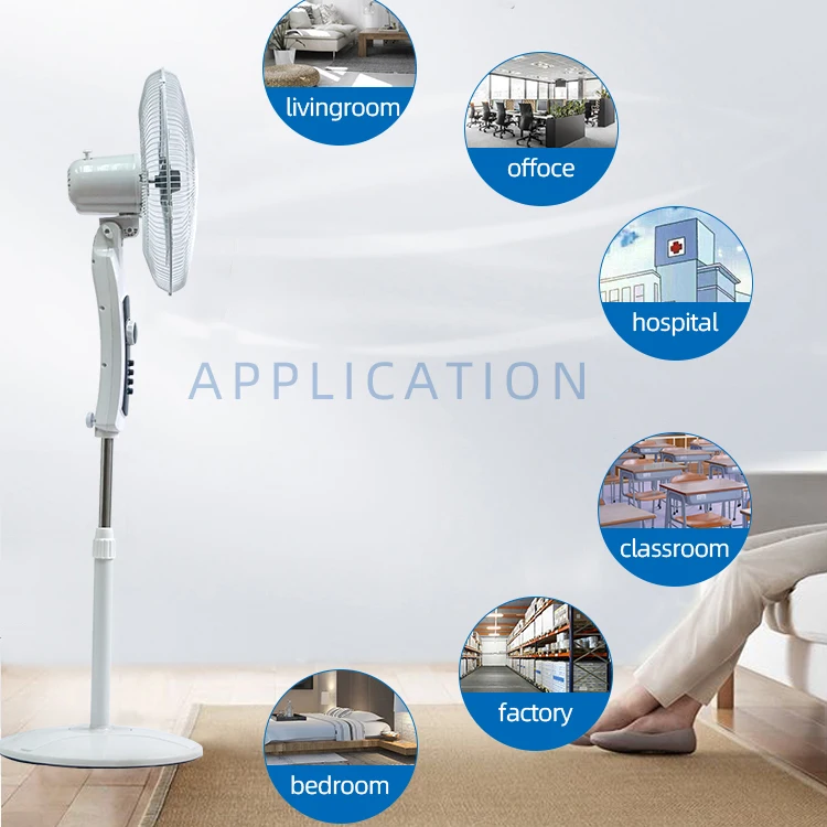 Popular fashionable remote control 16 inch fan stand factories