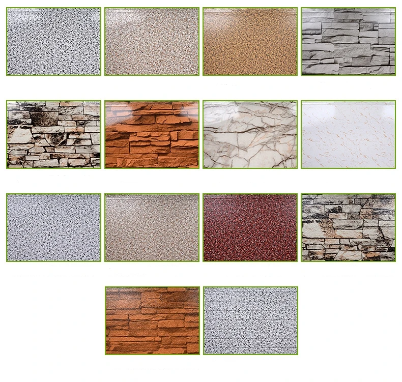 Cheap price Faux Stone PU Sandwich Panel 16mm Polyurethane Sandwich Panel sandwich panel wall For Prefab House