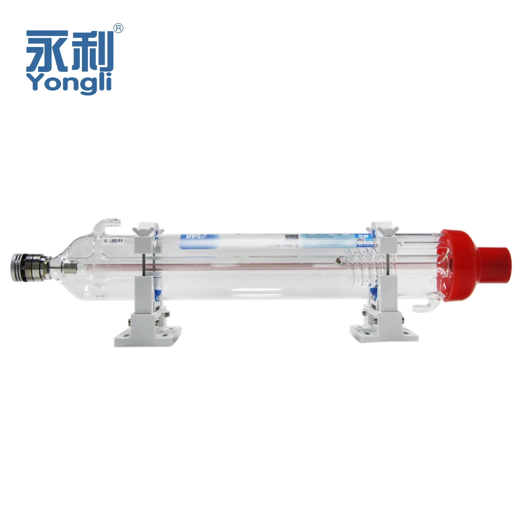 Yongli A0s 30w Co2 Laser Tube for Laser Cutting Machine High Quality Laser Cutting Tube Diy Engrave Machine Parts 600mm Dia 80mm