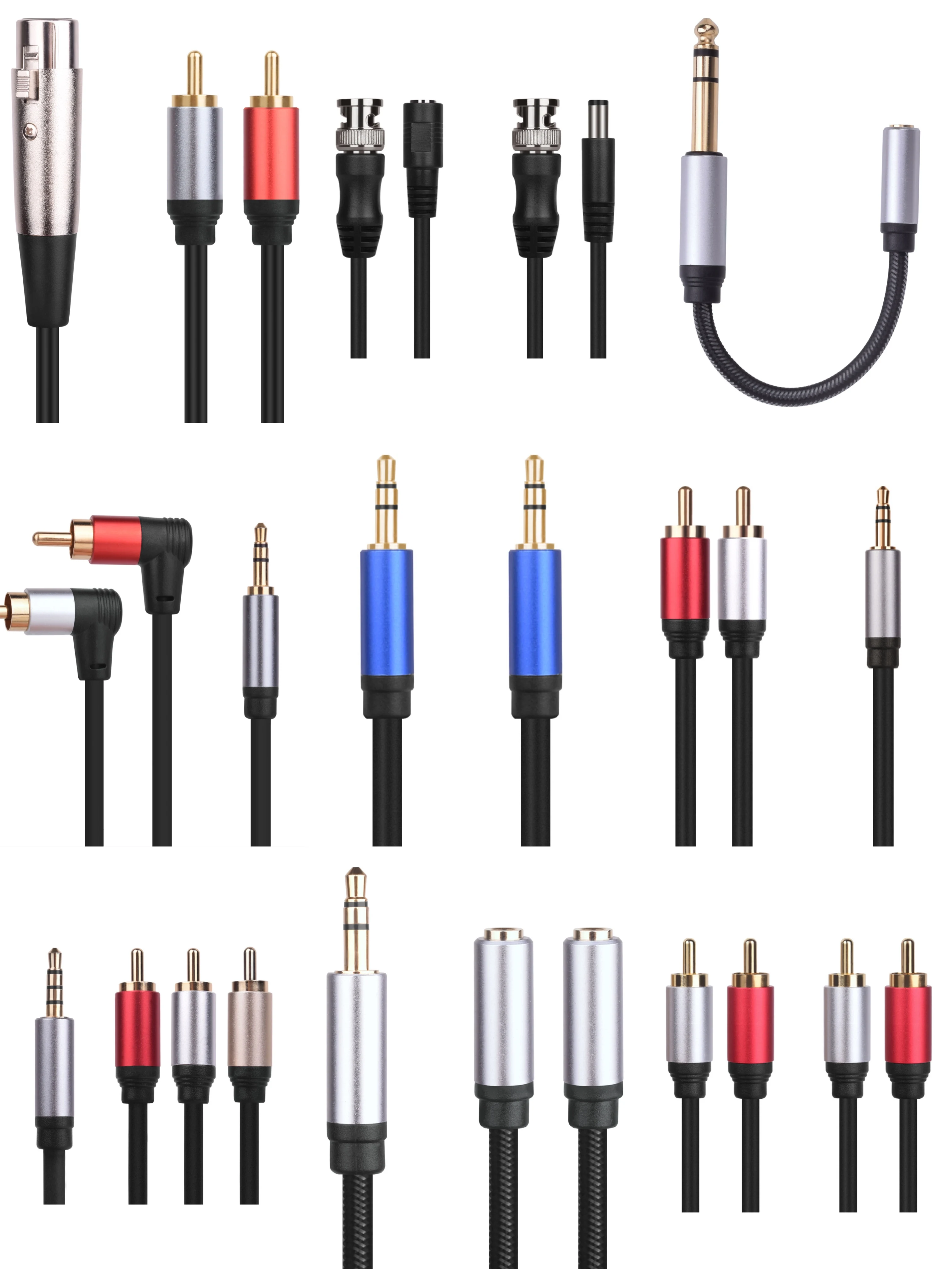 single track   2RCA Audio Auxiliary Stereo Y Splitter 3.5mm JACK to 6.35mm  Cable