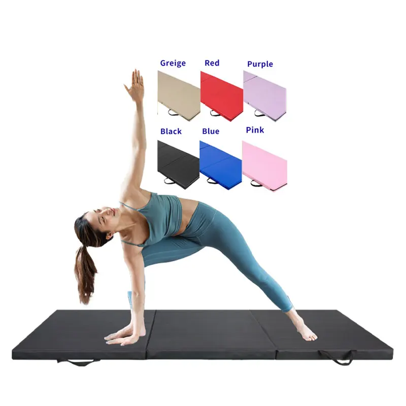 Non-Slip Folding Gymnastics Mat for Exercise Dance Gym Pilates Sports Workout Fitness Exercise Fitness
