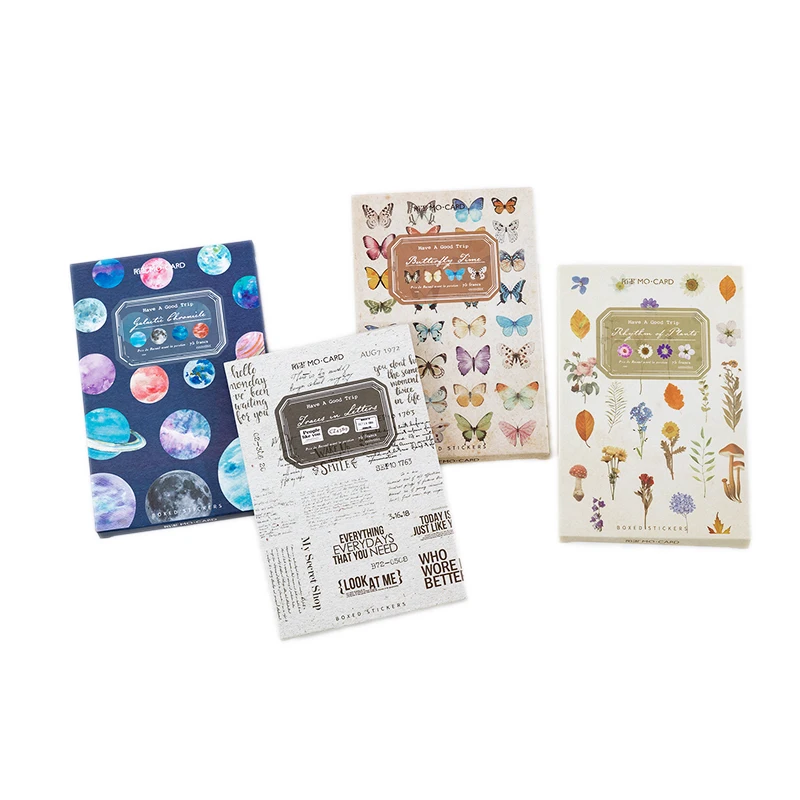 16Pcs Diary Sticker Scrapbooking Memories Collection Planner Japanese Junk Journal Kawaii Decorative Stationery Craft Sticker