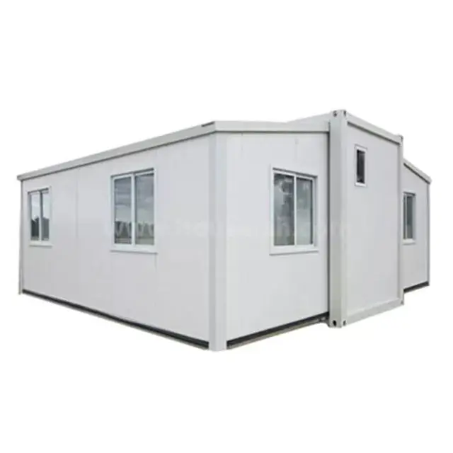 Expandable Container Home With Toilet Portable Shipping Container House With 2 Bedrooms