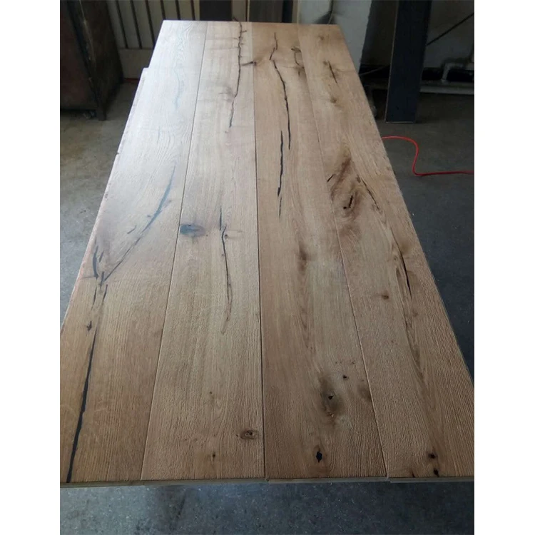 smoked oiled distressed oak engineered wood flooring rustic grade